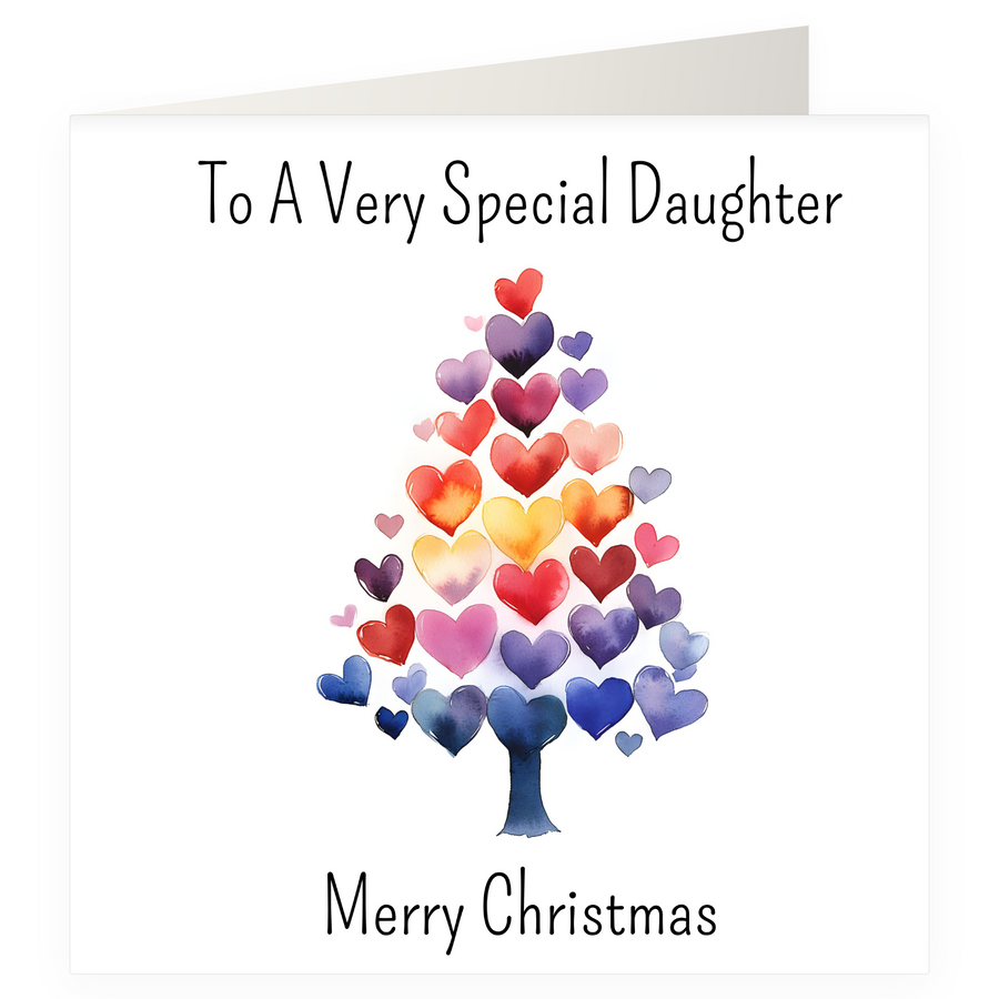 Daughter Christmas Hearts
