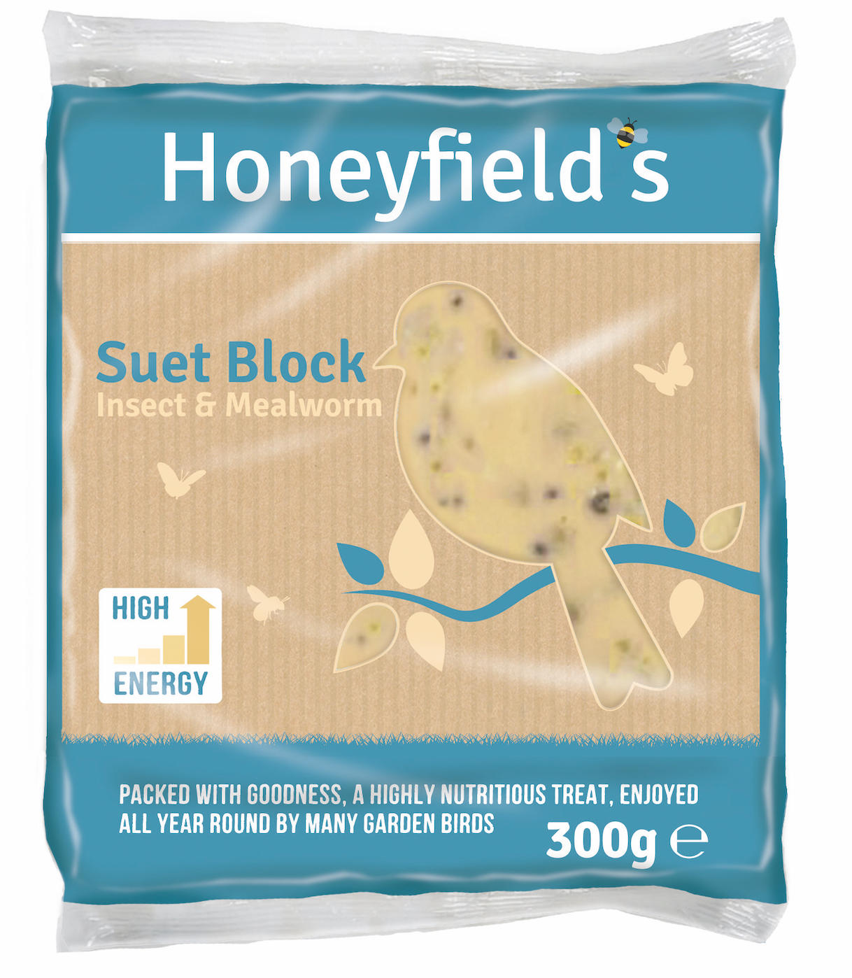 Suet Blocks - Insect Flavour - 10x300g blocks