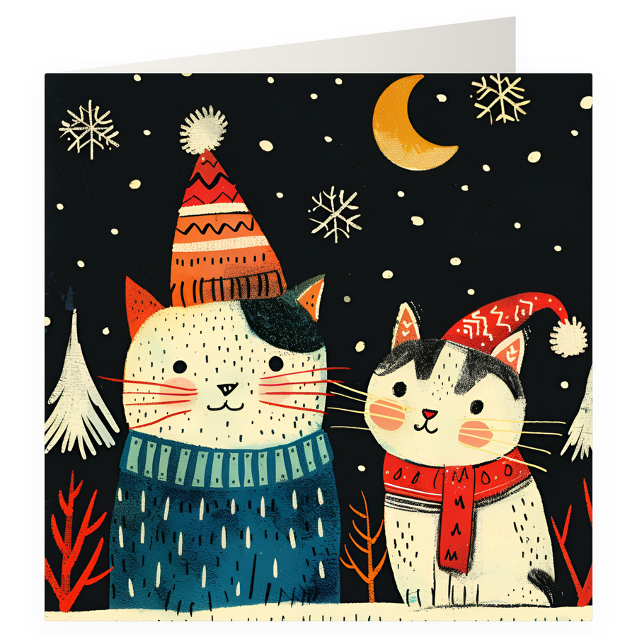 Cosy Christmas Cats