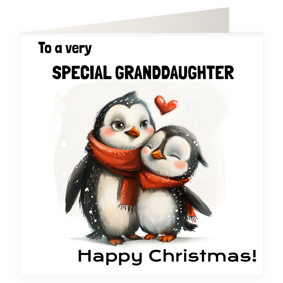 Granddaughter Penguin Hugs