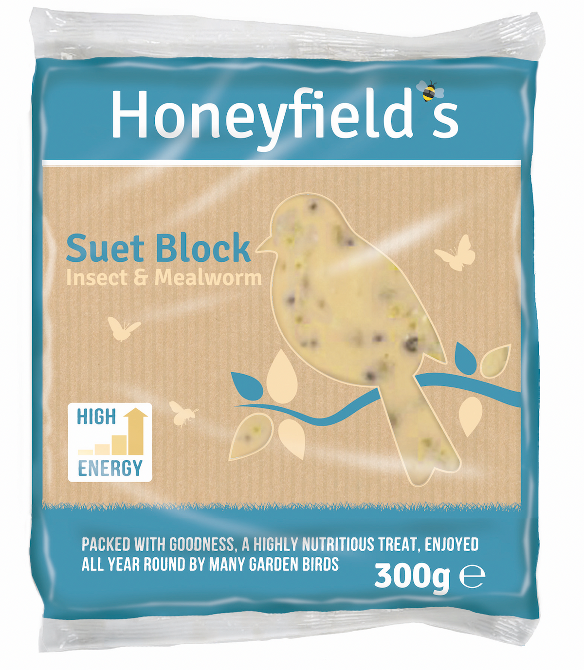 Suet Blocks - Insect Flavour - 10x300g blocks