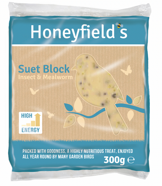 Suet Blocks - Insect Flavour - 10x300g blocks